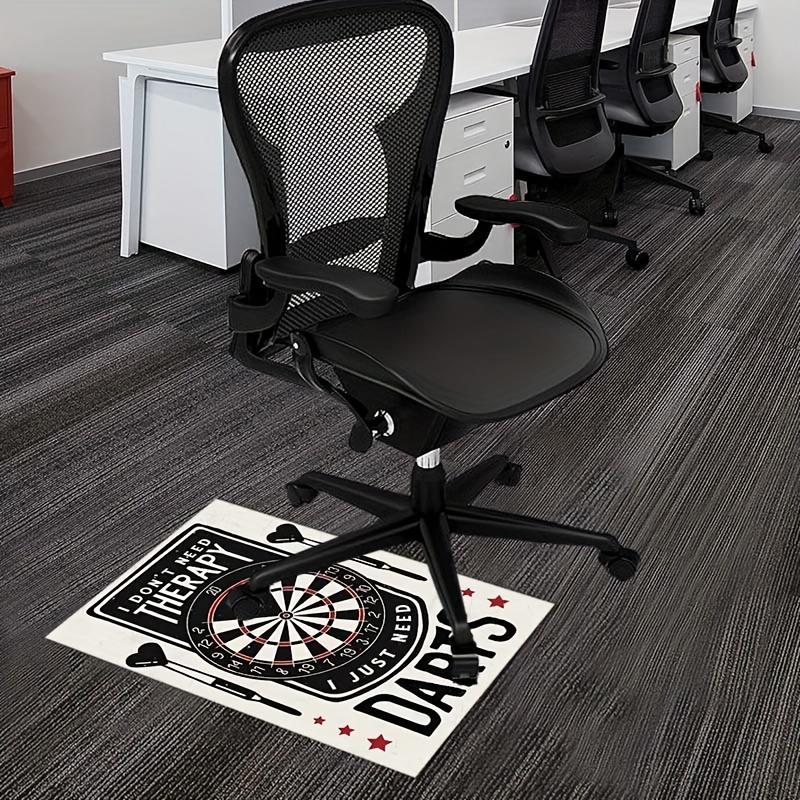 Vintage Teppich mit Dart-Thema und dem Slogan „I Just Need Darts“, Rutschfeste Matte für Wohnzimmer, Spielzimmer, Kneipe, Lustiger Sport-Dekor-Teppich