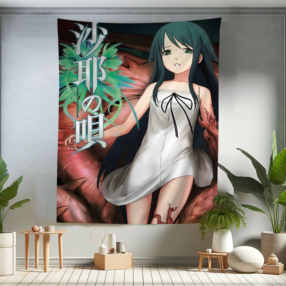 Horror Novel The Song Of Saya Hanging Bohemian Tapestry Hanging Tarot Hippie Wall Rugs Dorm Wall Hanging Home Decor
