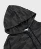 Saintpain Sp Leather Applique Camo Zip-Up Black