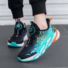 Anta Childrens Red Flame Non-Slip Anti-Kick Shock Absorbing Wear-Resistant Low-Top Running Shoes Kids sneaker Green 312415511H-1