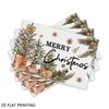 4pcs/6pcs Christmas Table Placemats, Boho Merry Christmas Placemats Table Decor, Suitable for Restaurant Kitchen, Dinner Party And Other Atmospheres,