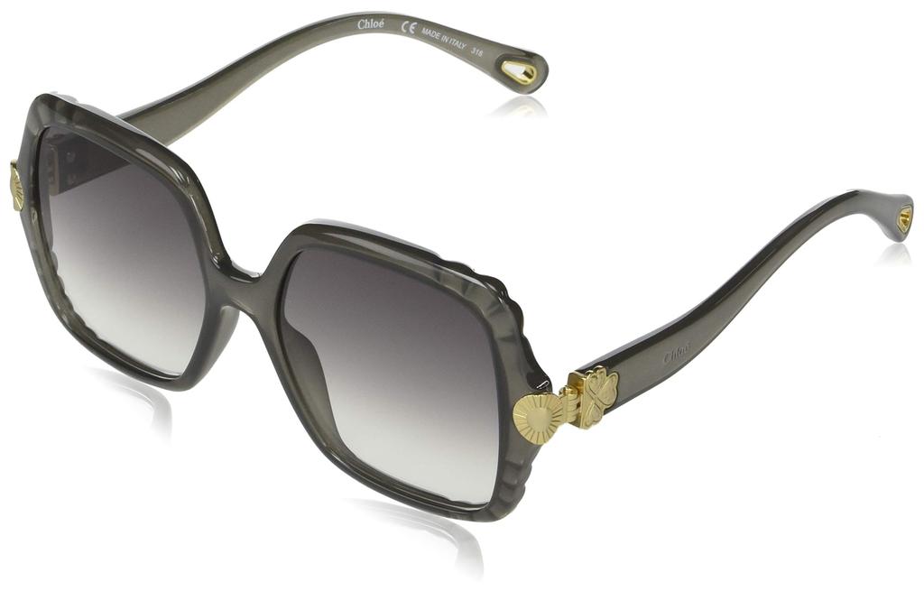 Chloe CE746S Dark 55 Women's Sunglasses, Gray, Japan, (-)