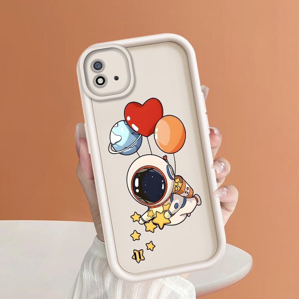 Soft Silicone Square Ladder Printing Pattern Phone Casing Full Cover Camera Shockproof Protection Rubber Case for OPPO Realme