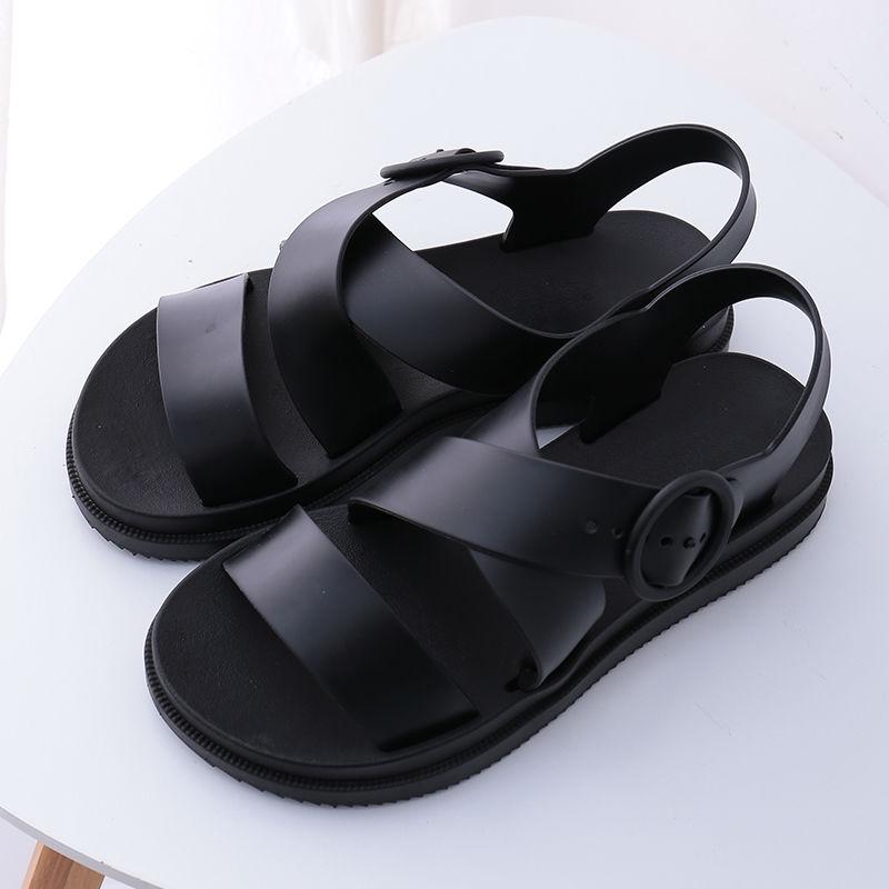2026 Summer Women's Korean Style Roman Harajuku Flat Sandals