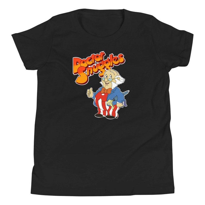 80s retro vintage cartoon Zeichentrick character Dr. Snuggles Youth Short Sleeve T-Shirt 130
