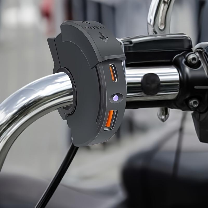 

Мотоциклетное USB QCPD Быстрое Зарядное Устройство Крепление-Зажим DC12-24V Зарядное Устройство для Телефона на Руль HYD01