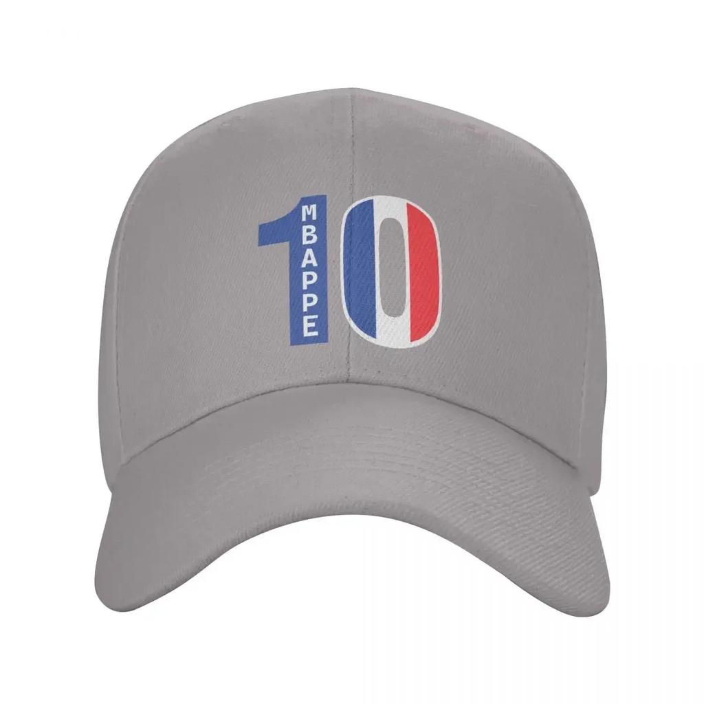 Custom Fashion Soccer Gift Mbappes Pattern Baseball Cap Women Unisex Adjustable Football Lover Dad Hat Outdoor Snapback Hat