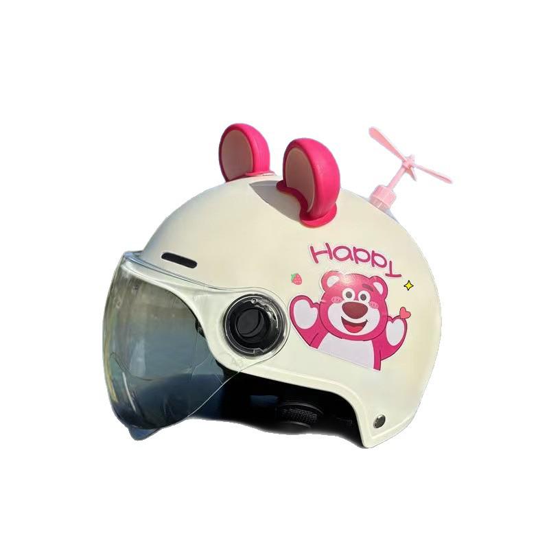 3C Standard Kids' Electric Vehicle Helmet: Lightweight, Cute, Sun-Protective for Boys & Girls