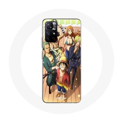 Case - Maniacase - Xiaomi Redmi Note 11s 5G - One Piece Luffy - Soft - Black