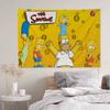 Cartoon The SSimpsons Colorful Tapestry Wall Hanging Bohemian Wall Tapestries Mandala Wall Hanging Sheets