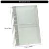 Segregator A6/A7 Folder Trójdzielny Okładka Notesu Flip Folder Plikowy Okładka Książki Prezentacyjnej Przezroczysta Okładka Segregatora