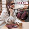 Für Samsung Galaxy S22 Ultra 5G Hülle CASEME C49 Magnetische Hülle RFID-blockierend Abnehmbares Portemonnaie Leder Handyhülle