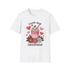 Lovely and Caffeinated Coffee Cup T Shirt | Hearts, Flowers, Kawaii