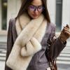 Women's Imitation Fox Fur Scarf Shawl Warm Autumn Winter Accessory Versatile Daily Wear