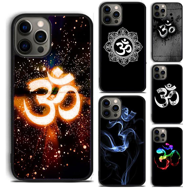 Aum Om Symbol phone Case Cover For iPhone 17 Air 16 15 14 Plus apple 16 11 12 13 Pro Max coque