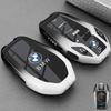 MZFK7 LCD Keycase Touch Screen Car Key Bag Buckle Shell Suitable for BMW 5 Series 535le 7 Series 730li 740 8/6 Series GT X3 X4 X5 X7