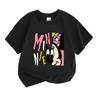 Cute Cartoon Mouse Print Kids T Shirt 100% Cotton O-neck Short Sleeve Tees for Boys Girls Casual Soft Breathable Summer Top for Daily Wear Children's