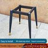 Square Rock Slab Dining Table Legs - Ceramic Tile, Marble Leg Brackets, Luxury Desk Stand Base