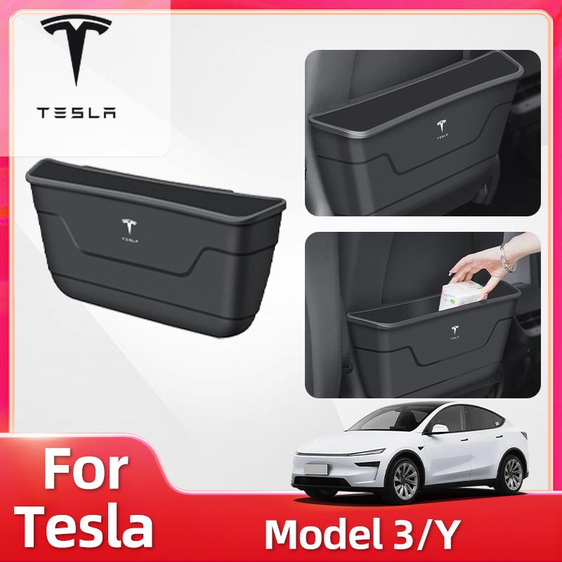 Car Sticker Hot For Tesla Model 3 Model 3 Y Juniper Highland Seat Backrest Storage Box Convenient Trash Car Accessories Tools Mo