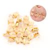 New Gold Letter Alphabet Shoes Charms Metal Button Rhinestone Crown Shoe Decorations Garden Shoes Accessories for Women Man 1PCS