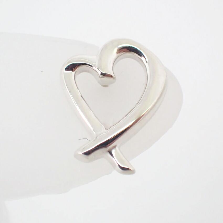 [Used] TIFFANY/Tiffany 925 Loving Heart Earrings/j45-6