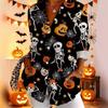 Casual Long Sleeve Halloween Women's Shirt