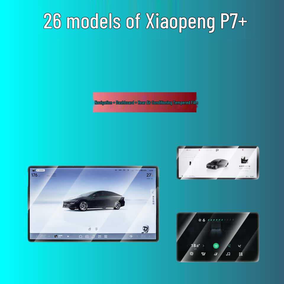 Compatible Tempered Film for Xiaopeng GX/P7+/P7/X9/G9/G7/G6/M03 Center Console Screens