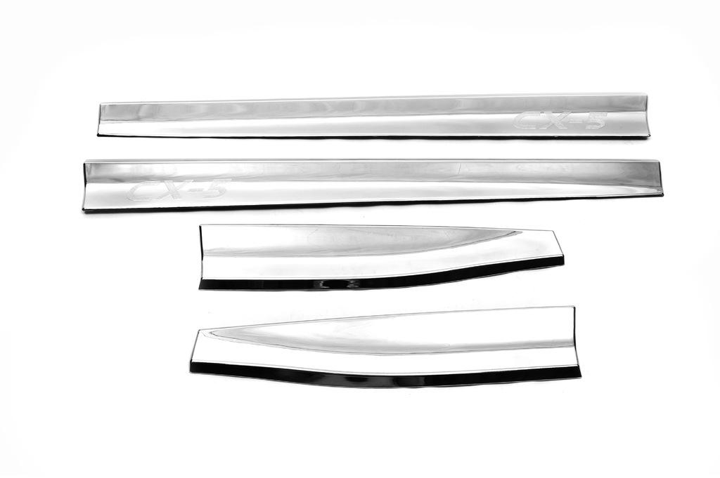 Молдинги дверные Libao (4 шт, пласт) для Mazda CX-5 2012-2017 гг