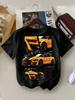New Children's T-shirt Cotton Breathable Cool Sports Car Print Children's Clothing Boys Daily Casual Short Sleeved T-shirt