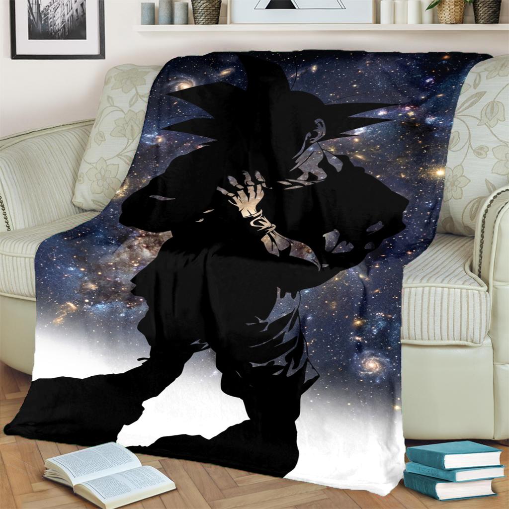 Dragon Ball! Warm Blanket Comfortable Flannel Print for Bedrooms, Sofas, Beds, Chairs, Picnics, Travel