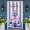 Merry Christmas Banner Purple Theme Christmas Decoration Display Christmas Banner Holiday Backdrop For Indoor Event Winter Xmas
