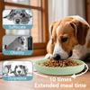 Ciotola per cibo per cani anti-soffocamento per animali domestici Forniture per animali Ciotole per l'alimentazione in silicone Tappetino antiscivolo Piatto per leccare distratto Posate