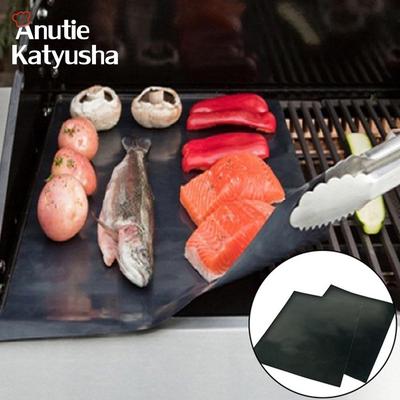 Tappetino Antiaderente per Griglia BBQ Riutilizzabile per Barbecue Grigliatura Frittura Foglio Portatile Strumento da Cucina per Picnic all'Aperto