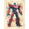 Transformers Bumblebee Optimus Prime Targhetta Decorativa in Metallo Regalo per Ragazzi Decorazione da Parete