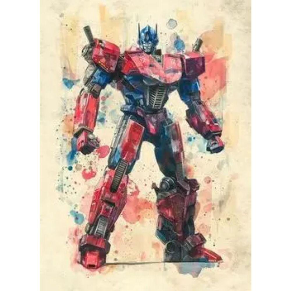 Transformers Bumblebee Optimus Prime Targhetta Decorativa in Metallo Regalo per Ragazzi Decorazione da Parete