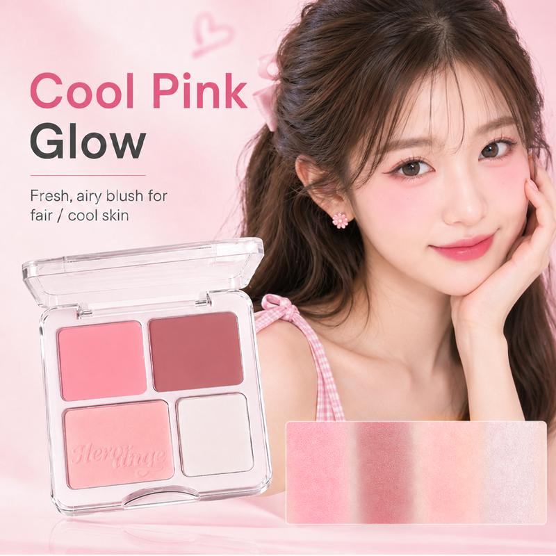 Xinxin love blush, high gloss, natural nude makeup, facial brightening, swelling, and repairing all-in-one disc