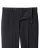 MUSINSA STANDARD Heavyweight Fleece-Lined Tapered Hidden Elastic Waist Length Slacks [Dark Gray]