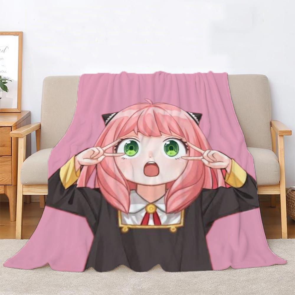 Spy X Family Fluffy Soft Blankets for Decorative Sofa Blanket Home and Decoration Microfiber Bedding Bed Throw Beach Towel Knee