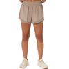 Running Wear NAGINO RUN SHORT 2012D491 200 S 2-N-1 Women's (GREIGE)