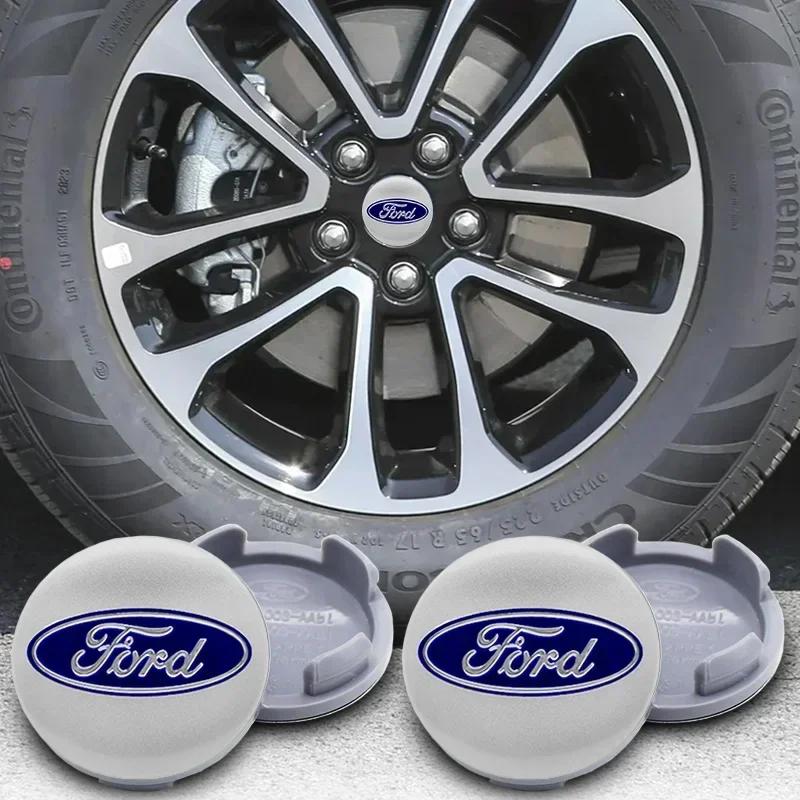 Car Sticker 2026 Ford 4pcs 54mm Car Wheel Center Caps Hubcap Car Rims Cover For Ford Focus Mk2 Mk3 Fiesta Mustang ST F-150 Monde