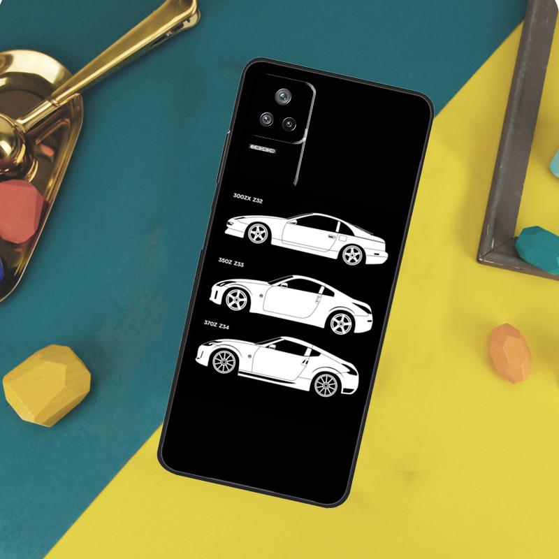 JDM Car Case For Xiaomi 15 14 13 Ultra 11T 12T 13T 14T Pro POCO X7 Pro X3 X5 X6 F5 F6 M6 Pro Funda