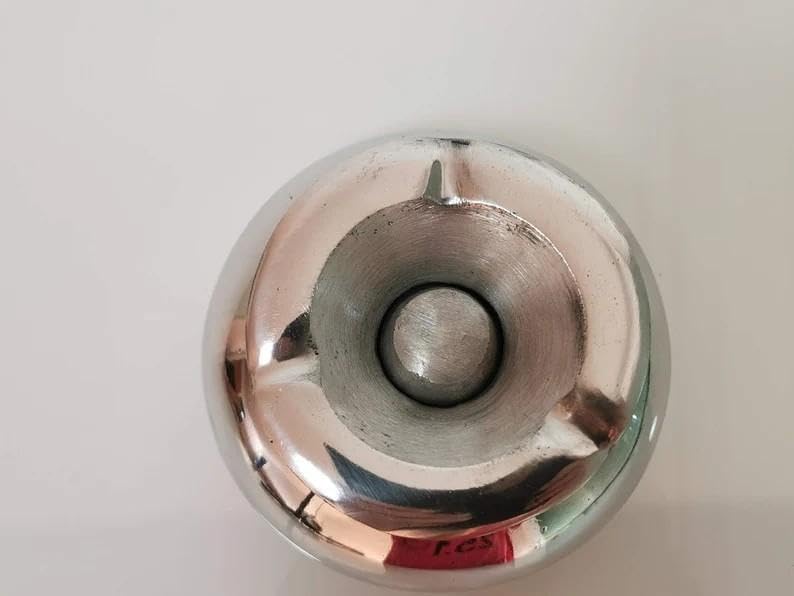 Handcrafted Moroccan Aluminum Ashtray – Decorative & Durable – Made in Marrakech