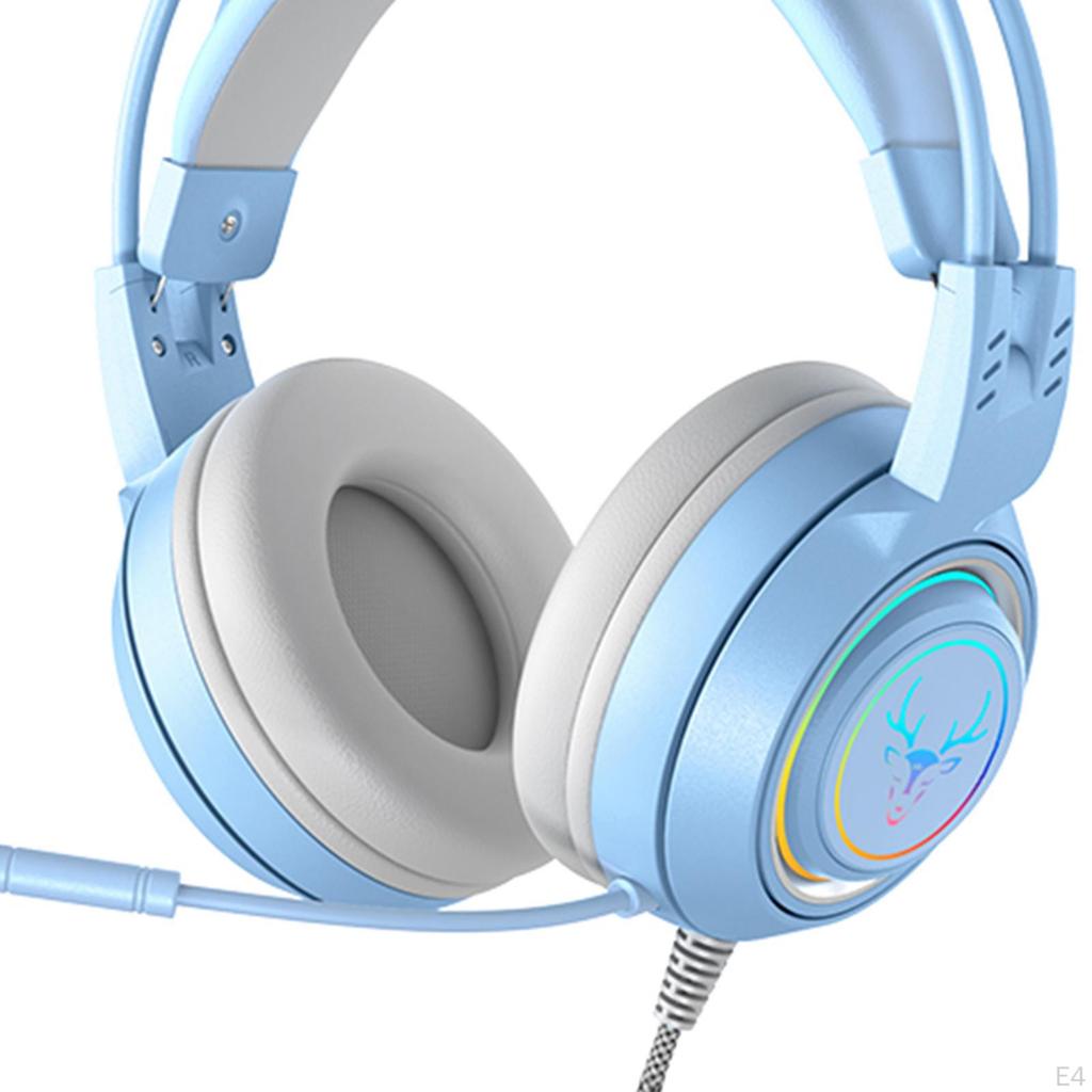 Gaming Headset with RGB Illumination for Mobile Devices and