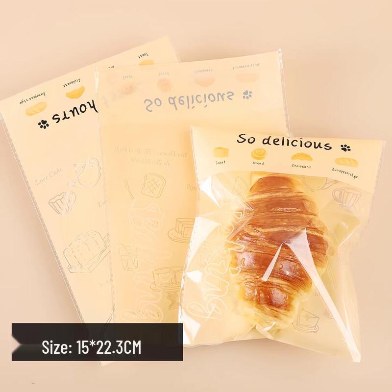 Baking Bread Self-Adhesive Bags
