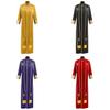 Mittelalterliches Priesterkostüm Set Mit Kreuzstickerei Für Halloween Cosplay Und Bühnenauftritte