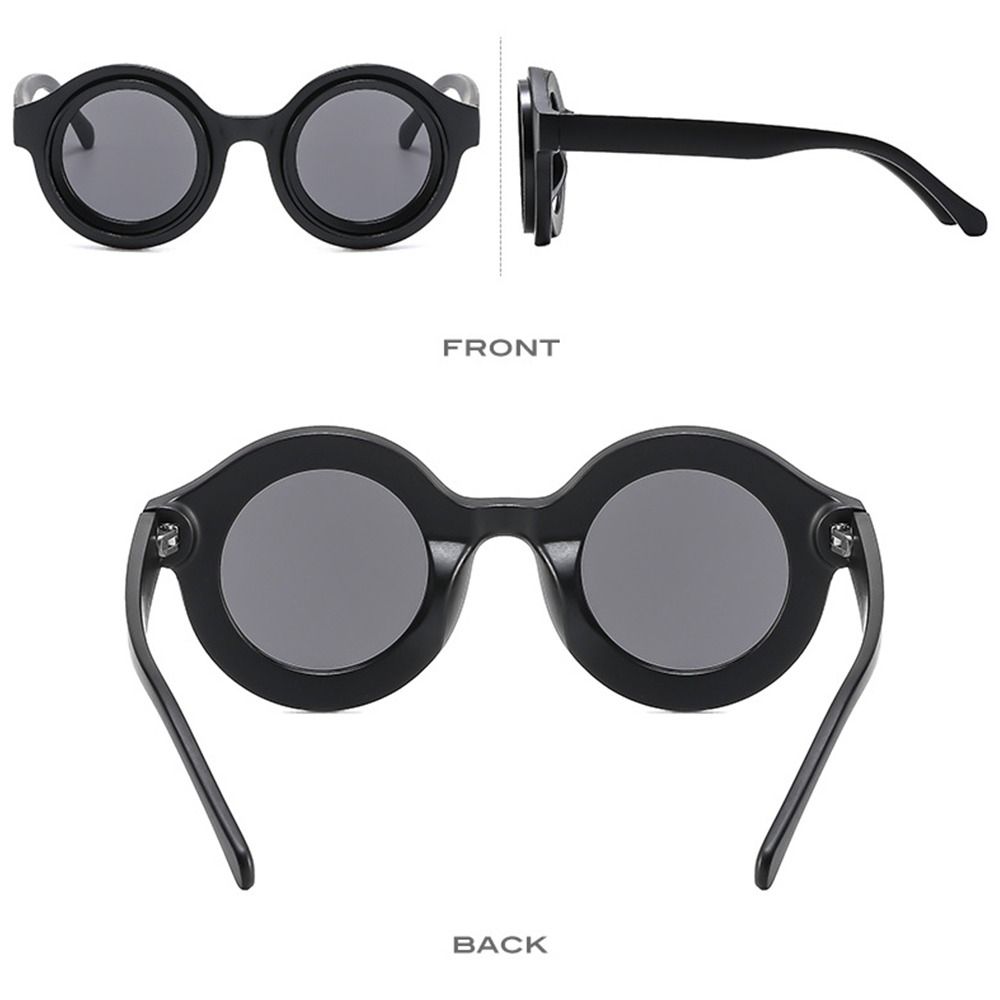 Módní Retro Kulaté Sluneční Brýle Vintage Street Sluneční Brýle Hip Hop Cool Punkové Stíny pro Muže