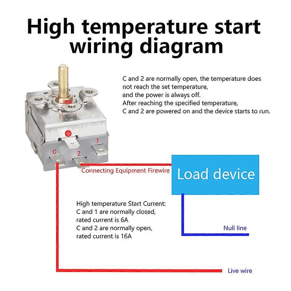 0-90Â°C Temperature Controller Small Flexible Temperature Controller for Home