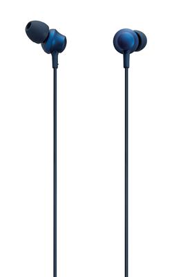 Panasonic Canal Earphone Compatible with Blue Smartphone/iPhone RP-TCM360-A
