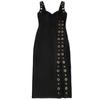 C7322 Elegant Slim-Fit Women's Dress with Button Decoration