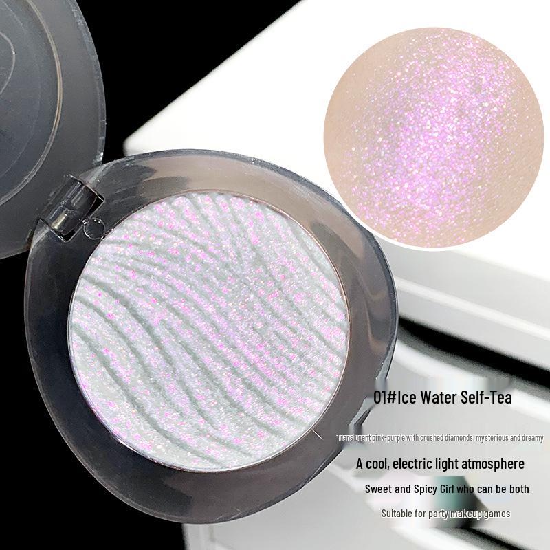 XiXi Moon Pond Highlight & Eyeshadow Palette - Super Flash, Brightening & No Fall-Out Nose Shadow.